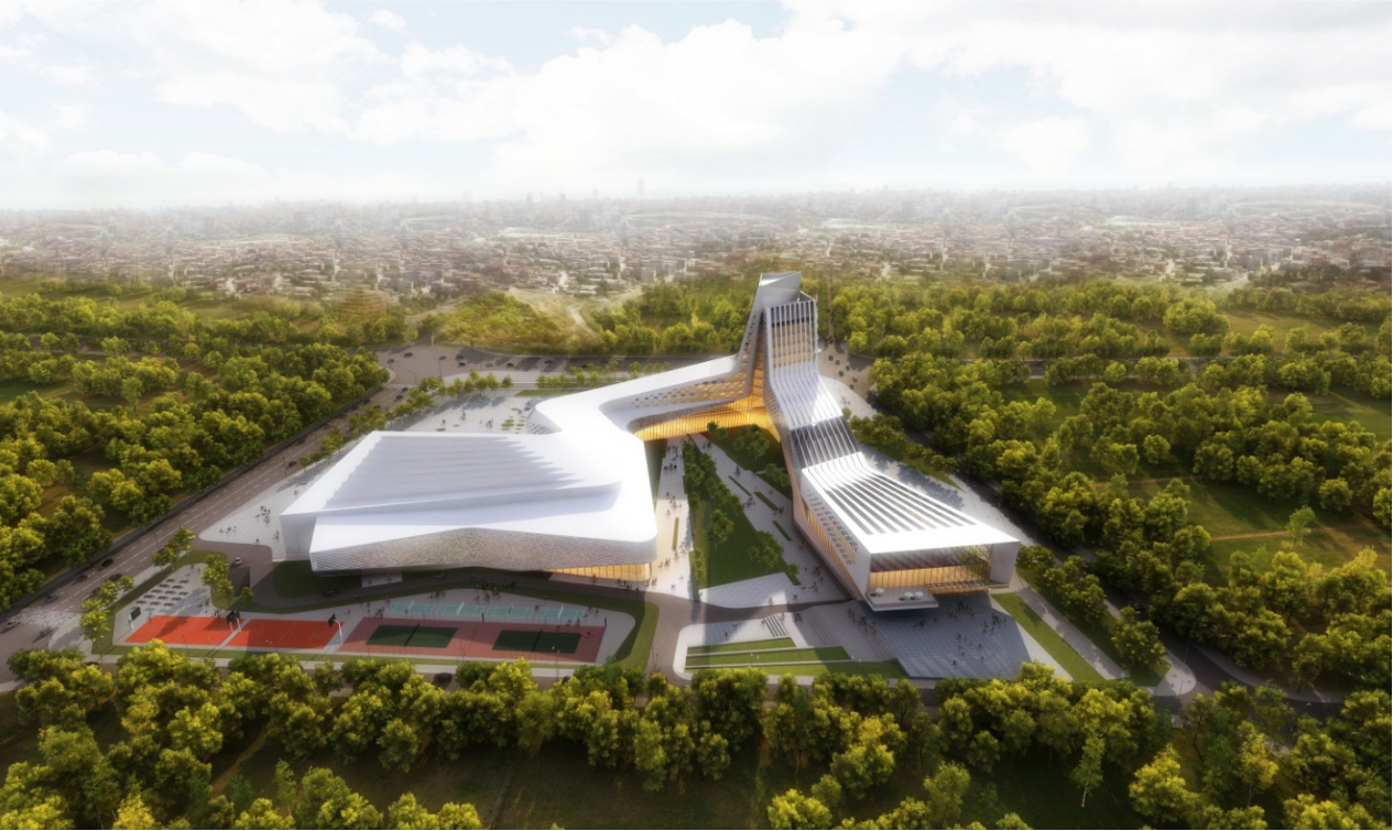 瀘州城西文化活動(dòng)中心總體建筑設計