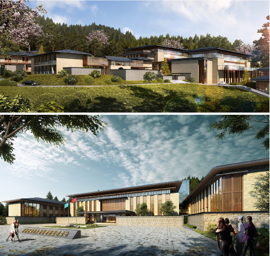 華能硬梁包建設營(yíng)地景觀(guān)建筑設計