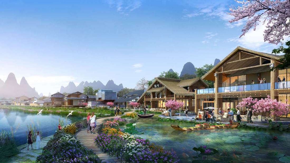 陽(yáng)朔時(shí)光興坪特色小鎮建筑設計