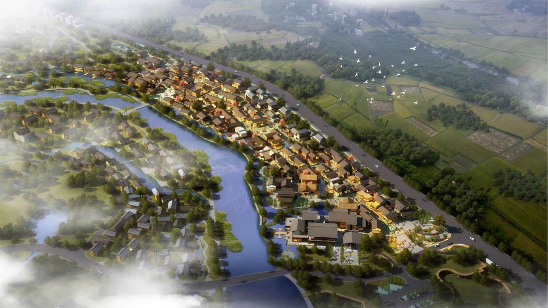 陽(yáng)朔時(shí)光興坪特色小鎮建筑設計