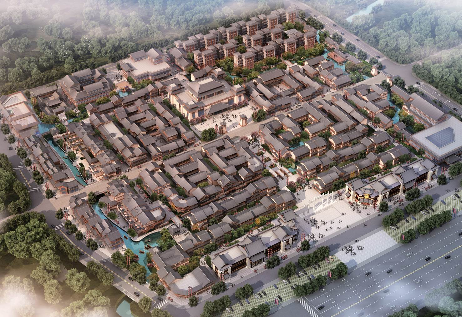 西峽 仲景養生文化小鎮文旅地產(chǎn)建筑設計